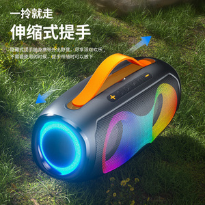 Outdoor Bluetooth <b>Speaker</b> 60W RGB Light Portable Waterproof Rechargeable Battery - Product Image 2