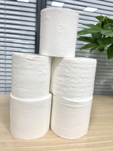 גבוהה באיכות אקו סניטרי OEM המסת נייר טואלט רקמות רול רך לבן פרח מותאם אישית עץ GSM שכבה אריזה עיסה - Product Image 5