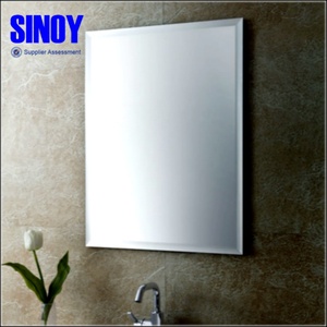 Factory Price 2mm 3mm 4mm 5mm 6mm High Quality Frameless Beveled Silver Large <b>Mirror</b> for Bathroom Wall Decoration - Product Image 4