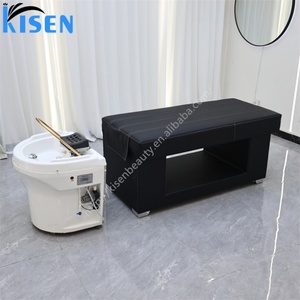 KISEN Fauteuil de lavage de cheveux multifonctionnel de luxe avec massage, lit de shampoing pour spa capillaire et lavabo portable - Product Image 3