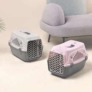 Cage de voyage portable pour animaux de compagnie Joysing, étui de <span class=keywords><strong>transport</strong></span> en plastique facile à transporter pour chiens et chats, matériau métallique - Product Image 4