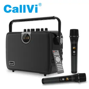 Callvi V-1811无线扩音扬声器便携式吉他放大器，带超高频麦克风