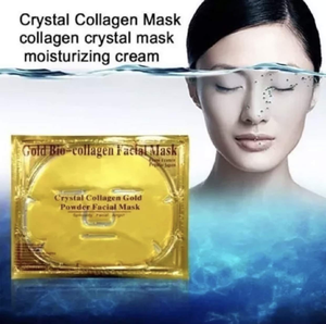 Masque facial en feuille de bio-collagène or 24 carats, hydratant, anti-âge, nourrissant, masque cristallin pour peaux grasses/combinaison - Product Image 6