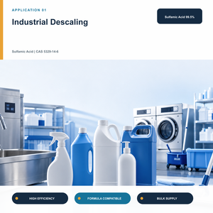Acido Sulfammico 99,5% Sacchetto da 25KG NH2SO3H Acido Industriale per Decalcificazione e Pulizia Pancheng Fine Materials Bianco Ortorombico - Product Image 2