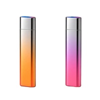Briquet USB rechargeable Type-C coupe-vent à arc plasma en métal, stock UE, logo personnalisé, prix usine, vente en gros, pas cher, nouveauté