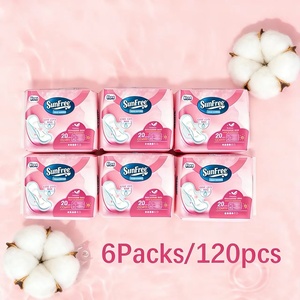 <span class=keywords><strong>Toallas</strong></span> <span class=keywords><strong>Sanitarias</strong></span> Ultrafinas SUNFREE para Mujer, con Anión, 8 Capas, Compresas <span class=keywords><strong>Sanitarias</strong></span> de Algodón Orgánico para Mujer - Product Image 1