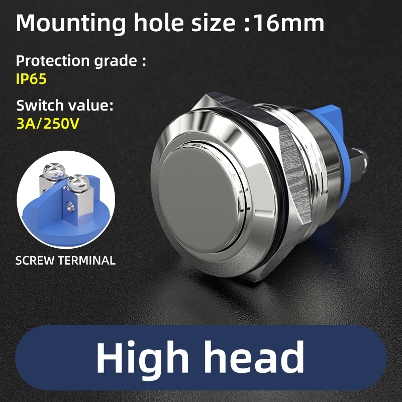 16MM 3A/250V High head Screws terminal