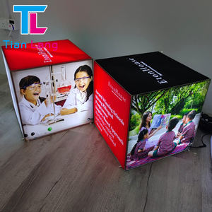 Bannière double éclairée en aluminium personnalisée Stand d'exposition Poster Advertising Lightbox Backlit Light Box Sign - Product Image 6