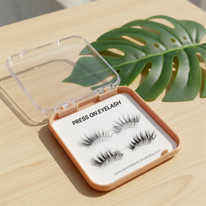 3D Effect Natural False <strong>Eyelashes</strong> Daily Wear Press on Multipack Lightweight Full Strip Lashes Pre-Glued <strong>Half</strong> <strong>Eyelash</strong> - Product Image 5