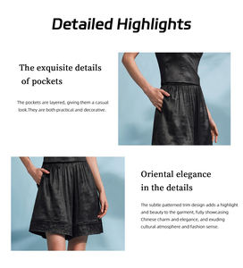 Summer <b>women</b> 's <b>shorts</b> casual fashion <b>silk</b> <b>shorts</b> <b>shorts</b> skirt - Product Image 6