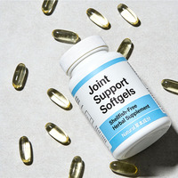 Cápsulas de Gel Suave con Cúrcuma, Boswellia y Jengibre para el Soporte de las Articulaciones en Adultos, para Mayor Comodidad Articular, Movimiento Mejorado y Densidad Ósea, 60 Cápsulas