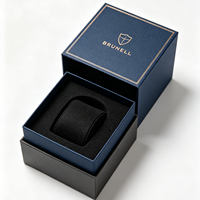Boîte d'emballage de luxe personnalisée pour montres, boîte en carton à clapet pour montres pour hommes et femmes, vente en gros en usine