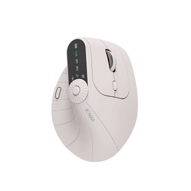 2.4GHz Wireless USB LED Backlit Vertical Mouse Ergonomic Rechargeable Multi-Device 800 DPI
