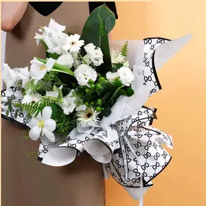 공장 꽃 포장지 루이 G 홈 종이 그물 레드 단순 꽃다발 포장지 꽃집 DIY 재료