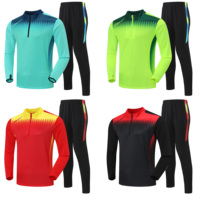 Personnalisation du groupe Ensemble de vêtements de sport à séchage rapide FW26-Maillot et pantalon LS-Nom et numéros de l'équipe d'impression-en stock