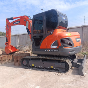 รถขุด DOOSAN DX60 มือสอง 6 ตัน เครื่องยนต์ยันม่าร์ ปั๊มไฮดรอลิก Doosan Mottrol มอเตอร์วาล์ว KYB ชั่วโมงการใช้งานต่ำ สภาพ 90% ปี 2023 - Product Image 1