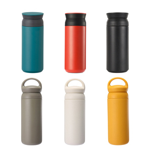 Wholesale 350/500ml 304 Stainless Steel Travel Mug Customized Double Wall <b>Thermos</b> Vacuum Flask Handle 6-12 Hours Thermal LED - Product Image 5
