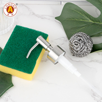 Pompa Lotion Stainless Steel 24/28mm Ramah Lingkungan, Pompa Cairan Pengganti untuk Dispenser Sabun di Hotel & Aplikasi Dapur