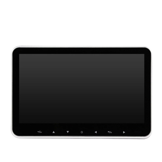 10 Inch Universal Car Digital TFT Screen Headrest Monitor Ultra-thin Flat Panel DVD Game Display  Car Video Player