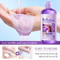 Lessive pour sous-vêtements antibactérienne à la lavande SADOER, marque privée OEM ODM, 300 ml, détachant et éliminateur d'odeurs