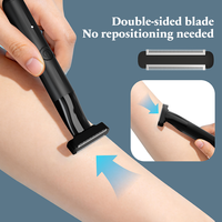 Mini rasoir électrique portable pour hommes, étanche, à lame unique, tondeuse corporelle et intime, avec MOQ flexible