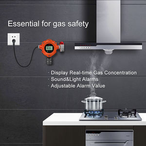 Detetores De Gás Fixo Detector De Gás Ch4 Detector De Alarme De Gás Com Painel De Controle - Product Image 6