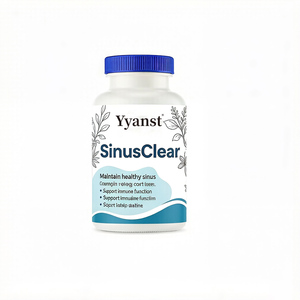 Capsules de SinusClear à base de plantes pour la santé des sinus et du système immunitaire, complément quotidien pour le bien-être nasal, sans gluten, végétalien - Product Image 1