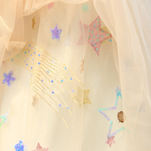 Nouvelle Robe Moderne pour Filles, Style Princesse, avec Broderie Florale en Paillettes Mr Price, en Tissu Bambou, pour l'été, à Coudre sur Photo - Product Image 3