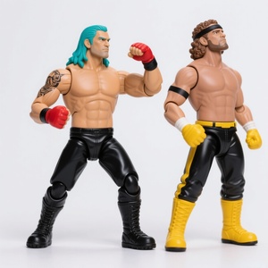 Alta Calidad Deporte Lucha PVC 3D Figuras de Acción Juguetes <span class=keywords><strong>Luchador</strong></span> Personajes Estatuilla Juguete de Plástico Fabricante - Product Image 1