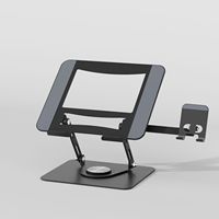 Portable rotatif en métal portable et support de téléphone portable conception pliable pour bureau et apprentissage pour tablette PC et Smartphone
