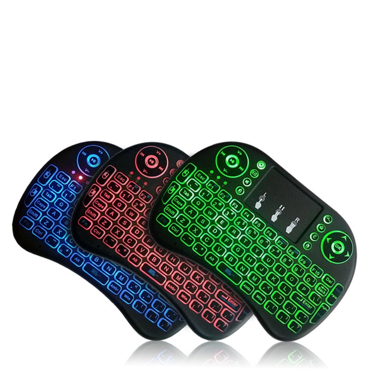 Мини-наклейка USB комбинированная с подсветкой Fly 2,4G Air Mouse Пульт дистанционного управления Беспроводная мышь клавиатура I8 fly air Mouse i8 Подсветка клавиатуры