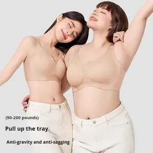 शहाओ बड़े आकार की महिलाओं को निर्बाध अंडरवियर प्लस आकार के वायरलेस पुश-अप ब्रा बैडबर्न नियंत्रण पूर्ण कप को रोकने से रोकता है - Product Image 1