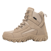 Bottes de randonnée de combat pour entraînement sur terrain extérieur 2023, coupe mi-haute, crampons de cheville, caoutchouc antidérapant, automne, hiver, printemps, été