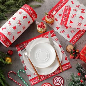 Rouleaux de chiffons microfibres jetables personnalisés pour Noël, pour la maison et la cuisine, rouleaux de serviettes microfibres antibactériennes réutilisables - Product Image 5