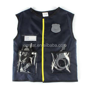 طقم زي الشرطة البلاستيكي للأولاد سترة لعب أدوار الأطفال - Product Image 2