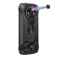 Teléfono Inteligente Robusto LTE/GSM de 6.56 Pulgadas, 120Hz, 10200mAh, Android 15, 8GB, 256GB, IP68, IP69K, Resistente al Agua, para Exteriores, con Linterna, Base de Carga, Carga Rápida de 18W