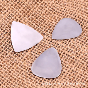Plectre de guitare en acier inoxydable poli, durable, pour guitare acoustique - Product Image 2