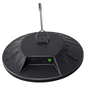 Lampe de camping UFO ultra-mince rechargeable par USB 200W LED, DC5V, matériau PP+PS, batterie 3000mAh, trois niveaux de luminosité réglables, IP65 - Product Image 1