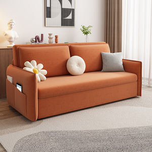 फोल्डेबल बिस्तर फ्रेम-आधुनिक स्लाइडिंग सोफा दोहरी-उद्देश्य पुश-पुल बुद्धिमान तह - Product Image 4