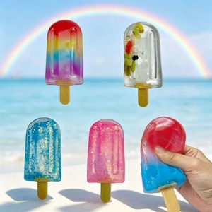 Colorful Ice Pop Style Gel Squeeze Ornament Funny Soft <b>Toy</b> for Relaxation <b>Desk</b> Styling Birthday Gifts and Seasonal Promotion - Product Image 4