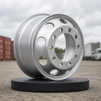 Ruedas de Acero Forjado sin Cámara para Camión, 22.5x9.00 PCD335, 10 Orificios, Q355B, DOT, TUV, para Semirremolque 12R22.5, Uso Pesado, Howo, Nuevas