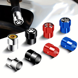 Car Tire Valve <b>Cap</b> 11x9mm Universal Aluminum Alloy <b>Dust</b> Cover For Automotive Motorcycle Replacement Parts - Product Image 2