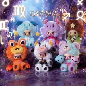 Oferta Especial REBEL BEAR Serie Zodiacal Caja Sorpresa de Peluche de Vinilo Decoración Kawaii para Escritorio Regalos Creativos Juguetes de Moda - Product Image 3
