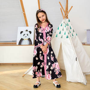 Nueva Llegada Ropa Familiar Musulmana Abaya Vestido Musulmán para Mujer 2023 Dubai Ropa a Juego para Madre e <span class=keywords><strong>Hija</strong></span> - Product Image 2