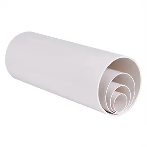 ท่อพลาสติก PVC 70 มม. Sdr 26 4 นิ้วท่อน้ําระบายน้ํา PVC สําหรับการจ่ายน้ําและการระบายน้ํา