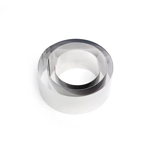 <span class=keywords><strong>Breal</strong></span> – ensemble d'emporte-pièces rond en acier inoxydable, ensemble de 3 pièces de grande taille, emporte-pièce circulaire pour pâte à pâtisserie, moule à anneaux en métal pour cuisson de gâteaux ronds - Product Image 2