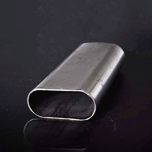 Tubo plano del fabricante Tubo elíptico de acero galvanizado de alta calidad Tubo ovalado de hierro negro de 1-12m de longitud - Product Image 5