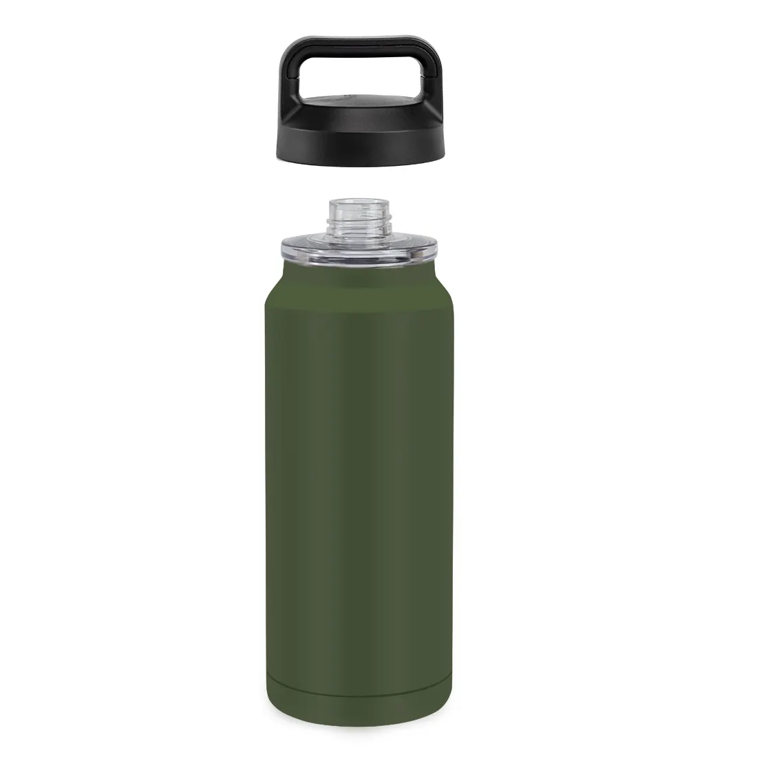Garrafas de água gradiente esportivo de 32oz/40oz, garrafa de água em aço inoxidável fitness com tampa do pwb