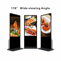 Pantalla Táctil Digital Vertical Independiente de Alto Brillo a Todo Color para Comercios, Disponible 24/7, para Tiendas Minoristas y Centros Comerciales