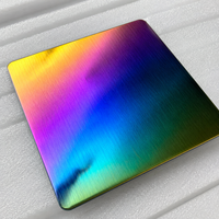 Tôles d'acier inoxydable personnalisées ZhuoYe en couleur pleine, plusieurs options de couleurs pour la décoration architecturale